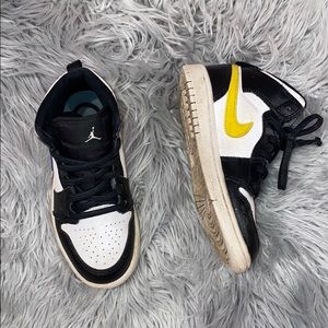 Nike air jordan retro multi-colored Nike sign